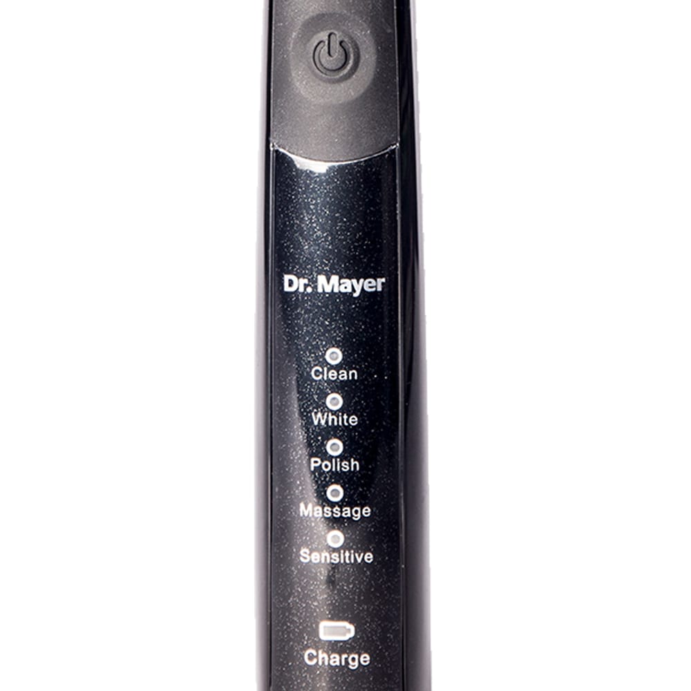 Periuta de dinti electrica DR. MAYER GTS2080BK, 31000 pulsatii/min, 5 programe, 2 capete, negru