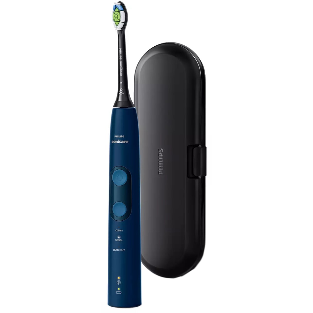 Set 2 Periute de dinti electrice PHILIPS Sonicare HX6851/34, 62000 miscari/min, 3 programe, 2 capate, multicolor