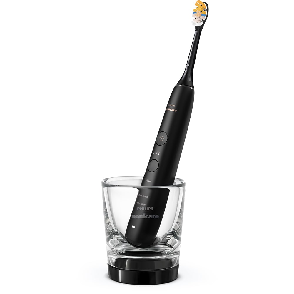 Periuta de dinti electrica PHILIPS Sonicare Diamond Clean HX9911/17, 62000 miscari/min, Curatare 3D, 4 programe, 1 capat, negru