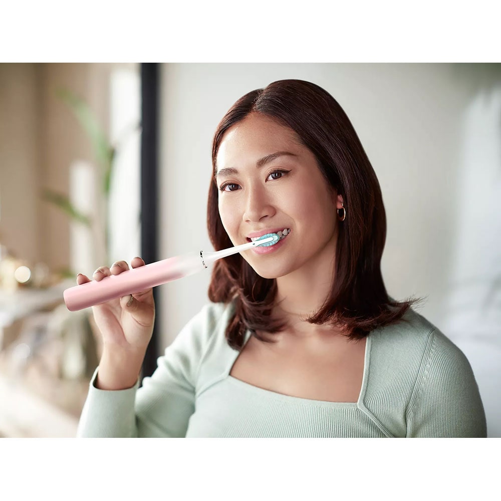 Periuta de dinti electrica PHILIPS Sonicare DiamondClean Series 9000 HX9911/84, 62000 miscari/min, 4 programe, 1 capat, roz