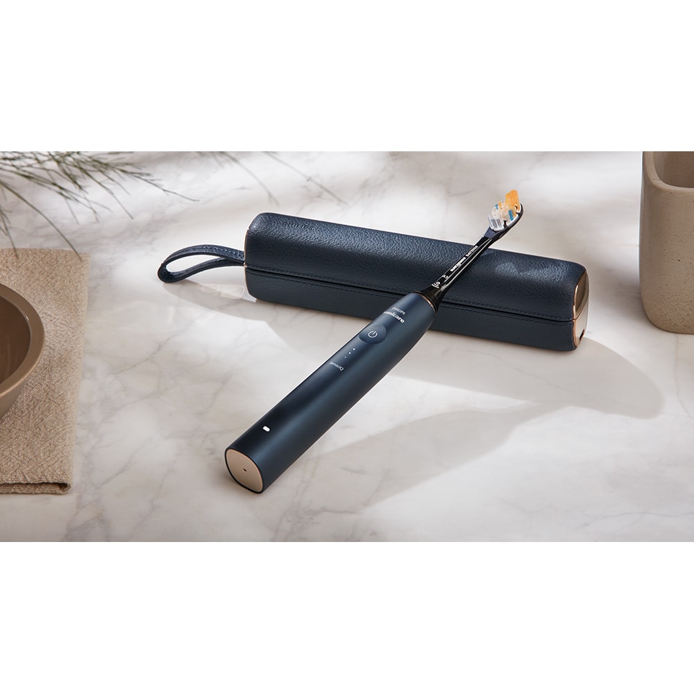 Periuta de dinti electrica PHILIPS Sonicare Prestige 9900 HX9992/12, 5 programe, 62000 miscari/min, 1 capat, Midnight Blue