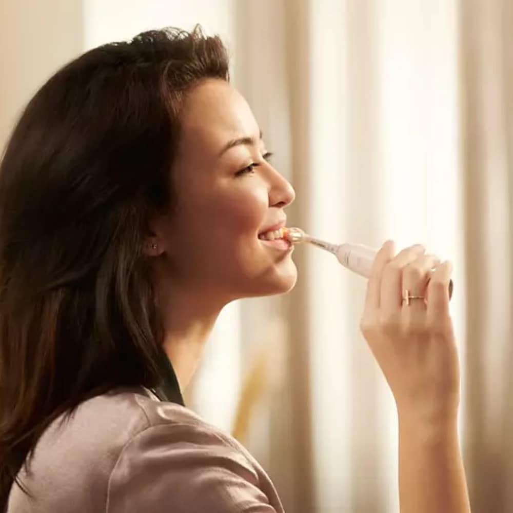 Periuta de dinti electrica PHILIPS Sonicare Prestige 9900 HX9992/31, 62000 miscari/min, 5 programe, 2 capete, roz