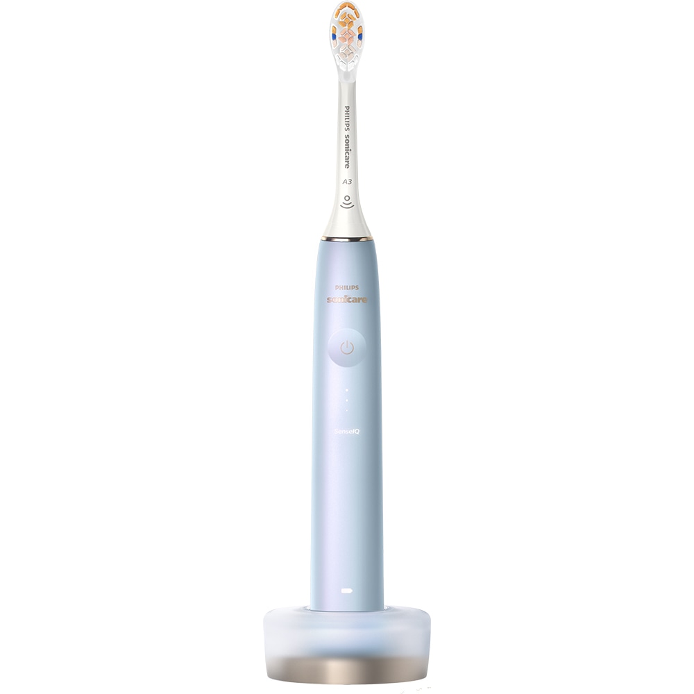 Periuta de dinti electrica PHILIPS Sonicare Prestige HX9997/32, 62000 miscari/min, Tehnologie SenseIQ, 5 programe, 2 capete, bleu