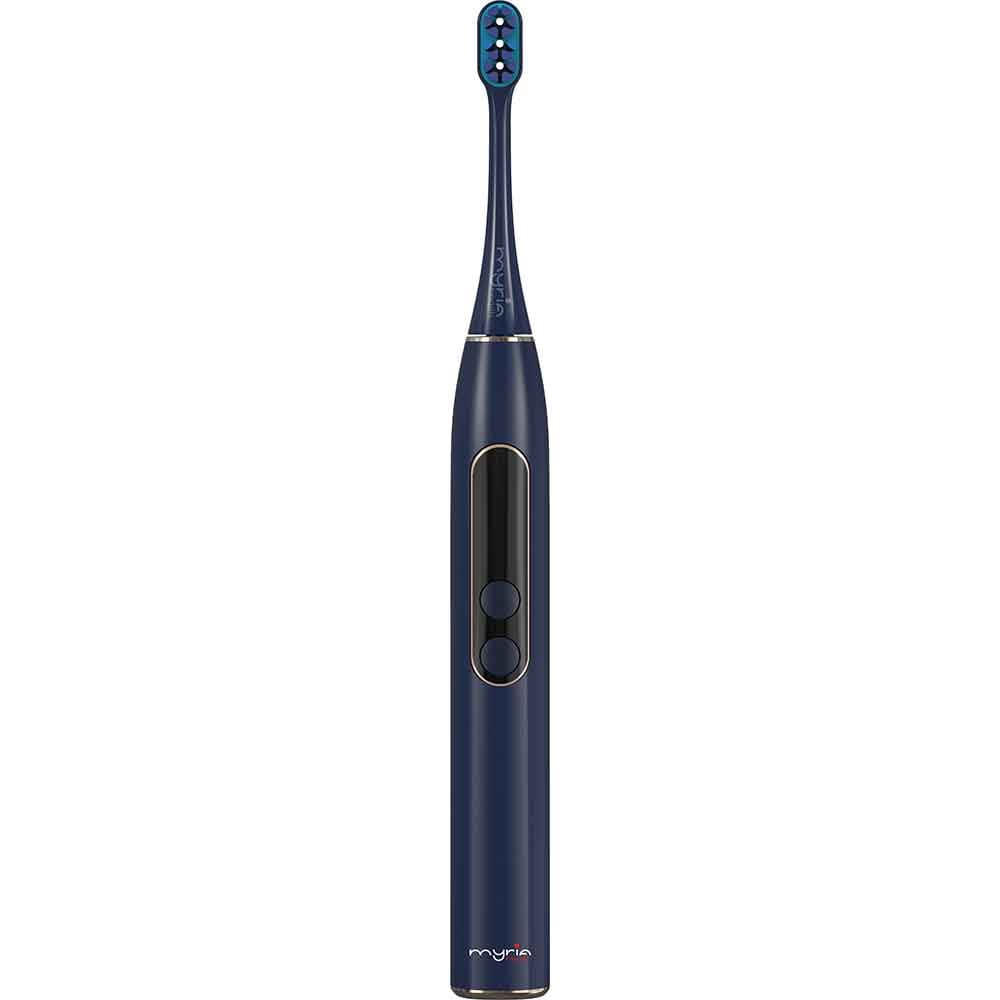 Periuta de dinti electrica MYRIA MY4893BL, 37000 miscari/minut, 5 programe, 3 capete, albastru