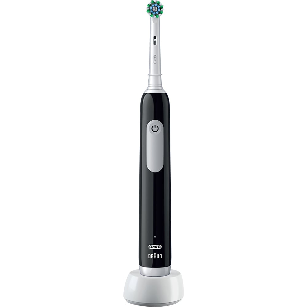 Periuta de dinti electrica ORAL-B Pro 1, 20000 pulsatii/min, Curatare 3D, Timer, 3 programe, 1 capat, negru