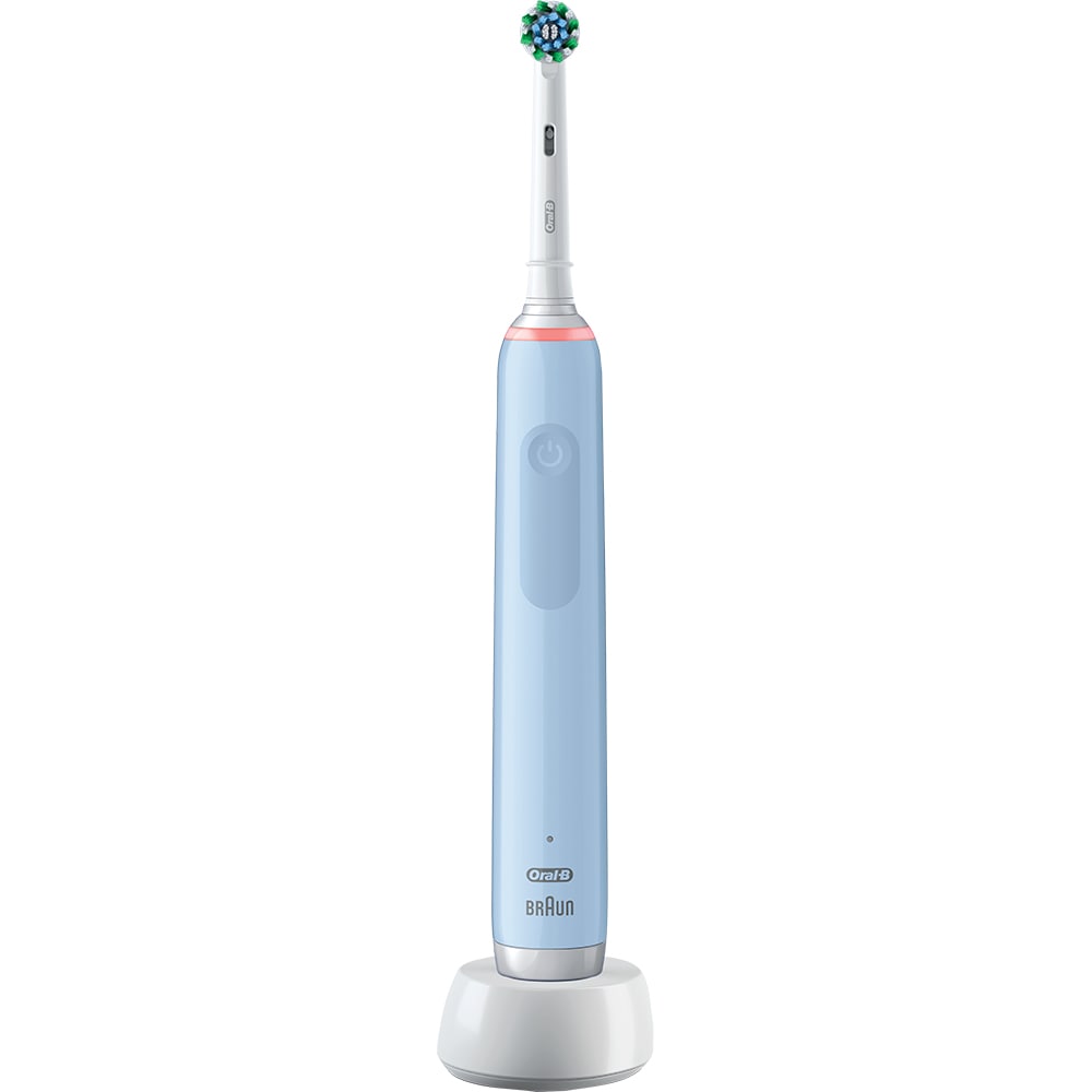 Periuta de dinti electrica ORAL-B Pro 3, 9900 miscari/min, Curatare 3D, 3 programe, 1 capat, turcoaz