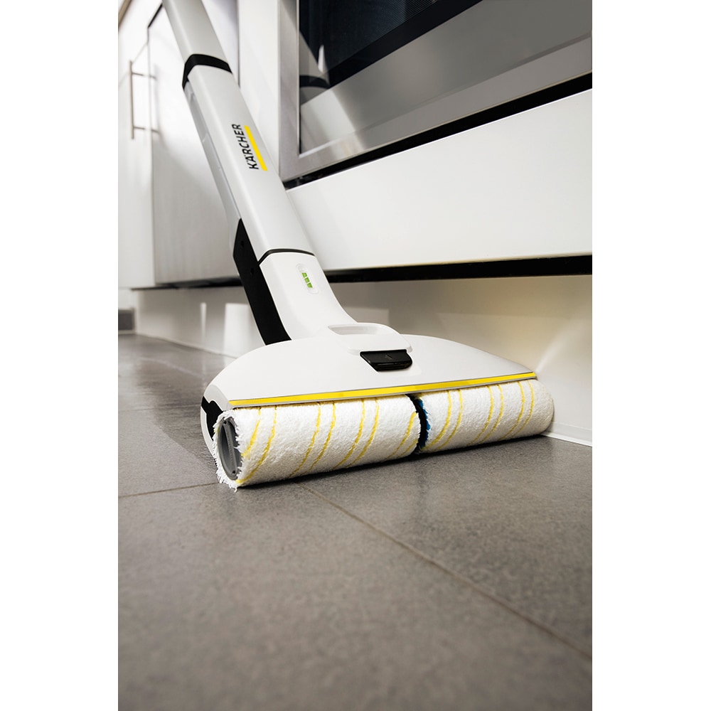 Mop electric KARCHER EWM 2, 0.36l, 7.2V, autonomie max 20 min, alb-galben