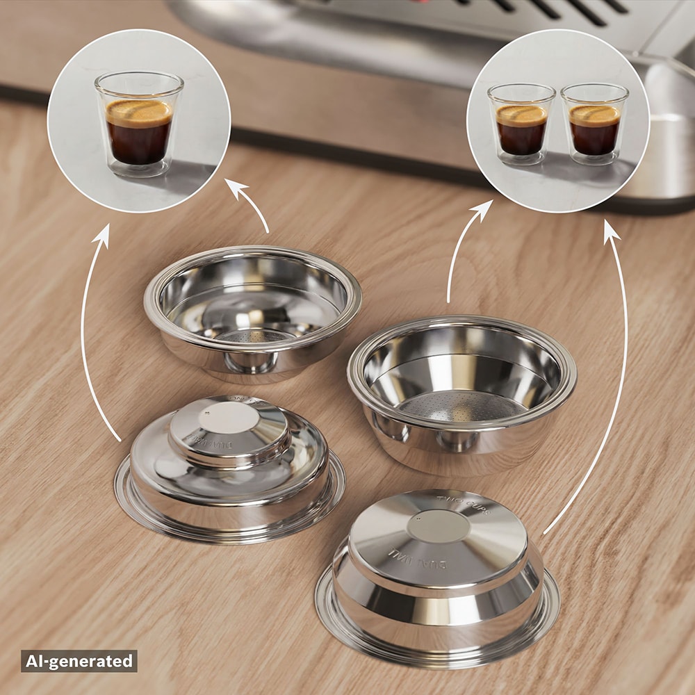 Espressor automat BOSCH HomeCafe Seria 4 PFE403C3, 2.8l, 1600W, 15 bar, argintiu