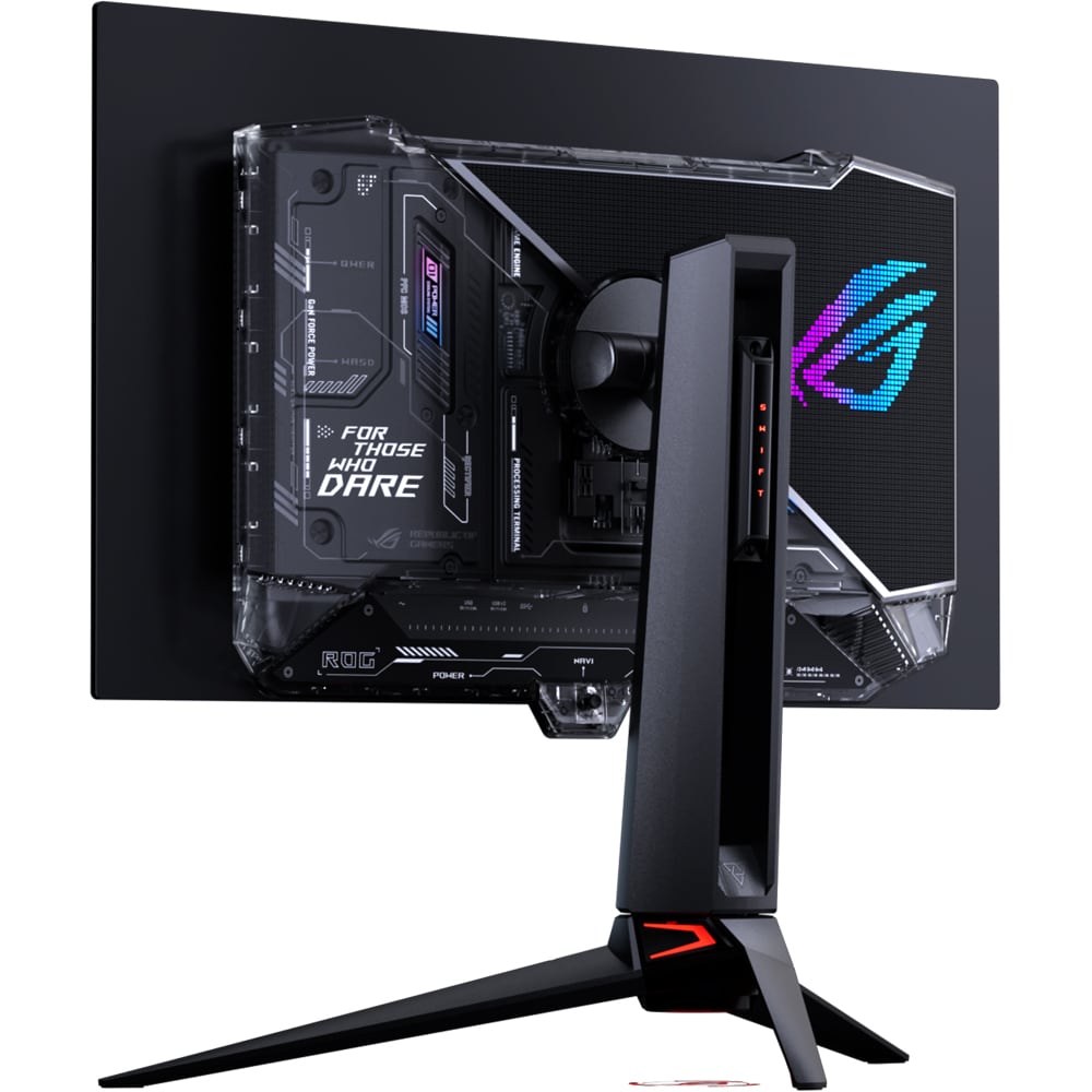Monitor Gaming WOLED ASUS ROG Swift PG27UCWM, 26.5", 4K, 240Hz, Dual Mode, AMD FreeSync Premium, HDR10, negru