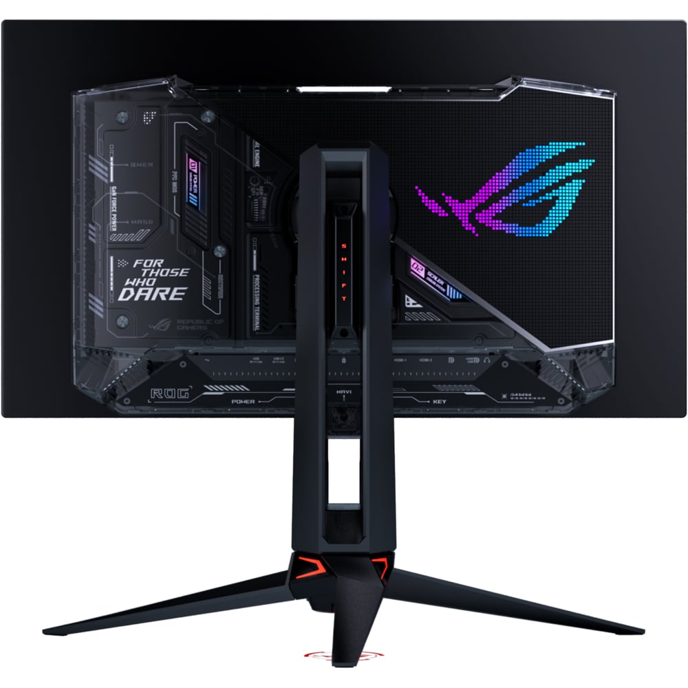 Monitor Gaming WOLED ASUS ROG Swift PG27UCWM, 26.5", 4K, 240Hz, Dual Mode, AMD FreeSync Premium, HDR10, negru