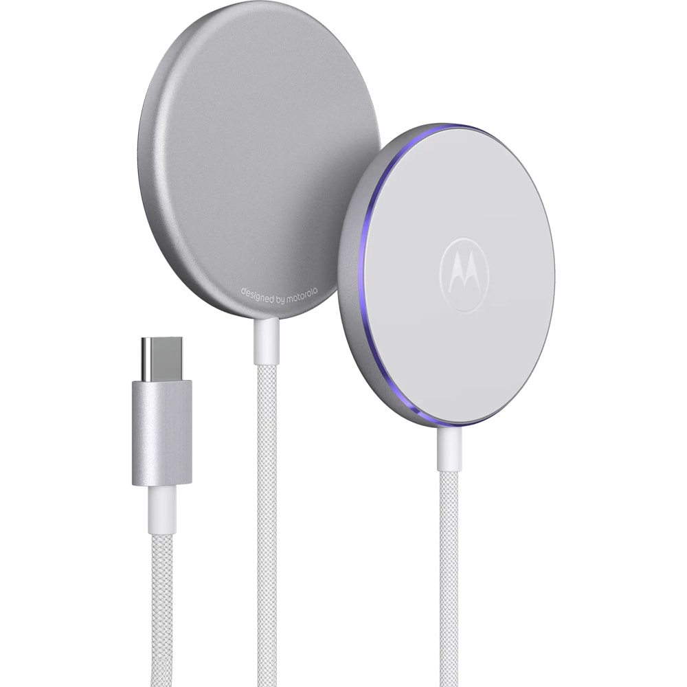 Incarcator Wireless MOTOROLA Moto Snap, 25W, Pantone Nimbus Cloud