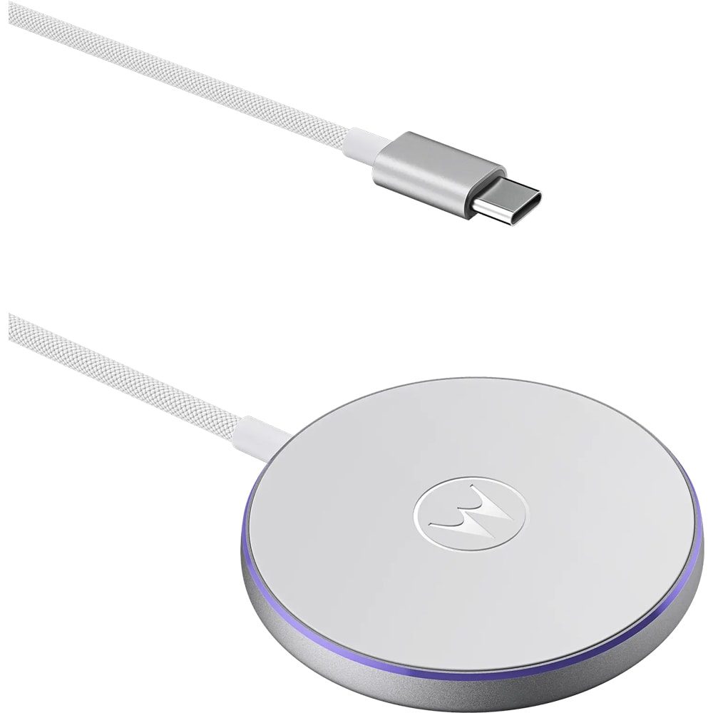 Incarcator Wireless MOTOROLA Moto Snap, 25W, Pantone Nimbus Cloud