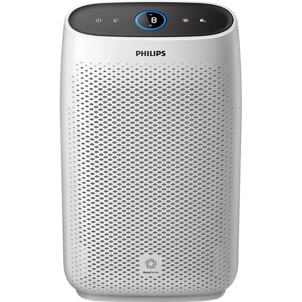 Purificator aer PHILIPS AC1214/10, 4 trepte viteza, Hepa, Wi-Fi, alb-negru 