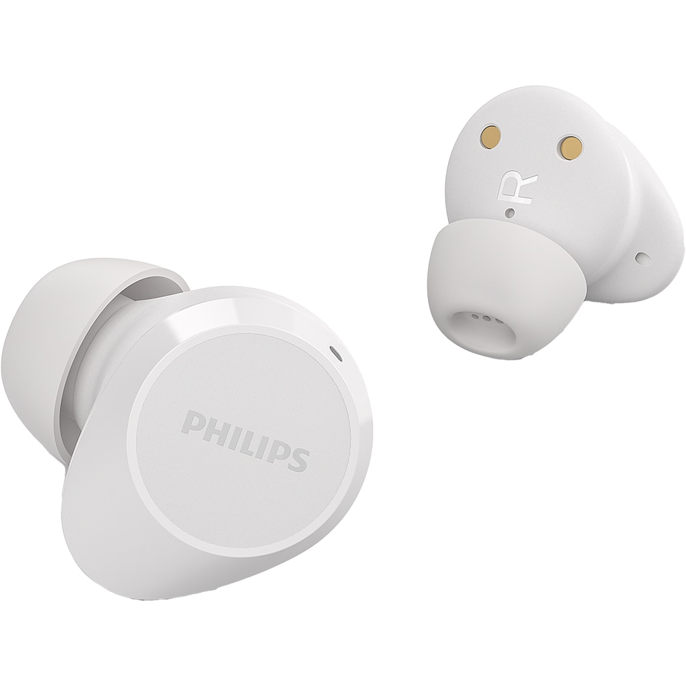 Casti PHILIPS TAT1209WT/00, True wireless, Bluetooth, In-ear, Microfon, White