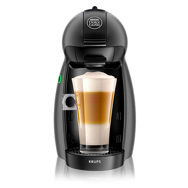 Espressor capsule KRUPS Nescafe Dolce Gusto Piccolo KP100B, 0.6l, 1500W, 15 bar, negru-gri antracit