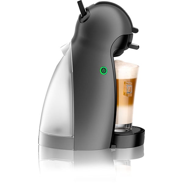 Espressor capsule KRUPS Nescafe Dolce Gusto Piccolo KP100B, 0.6l, 1500W, 15 bar, negru-gri antracit