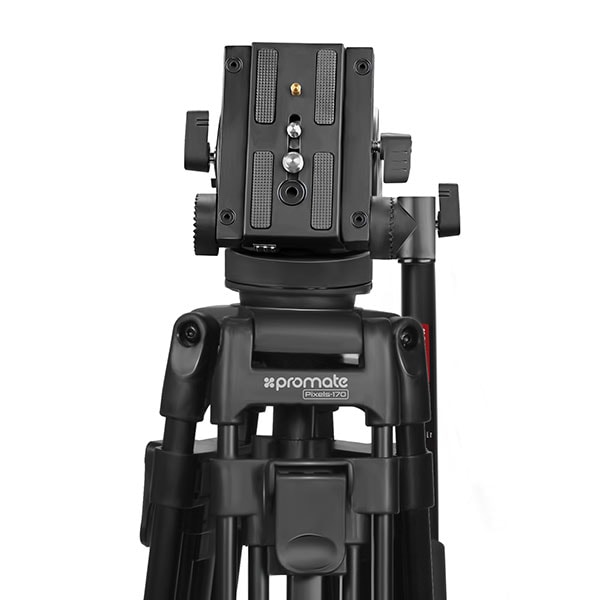 Trepied video PROMATE Pixels-170, 170cm, negru