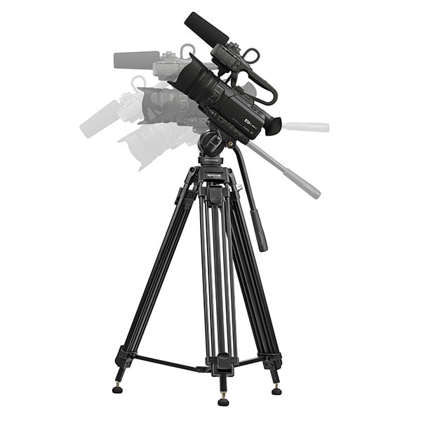 Trepied video PROMATE Pixels-170, 170cm, negru