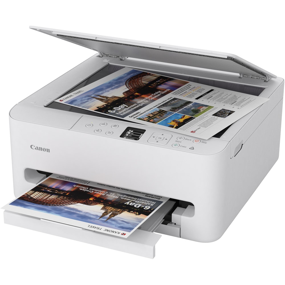 Multifunctional Inkjet color CANON Pixma TS6550I, A4, USB, Wi-Fi, alb