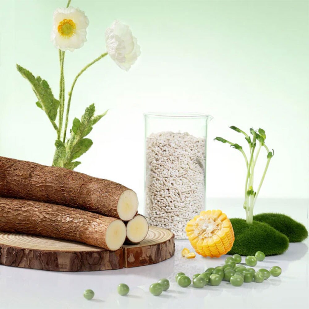 Nisip parfumat pentru pisici PETKIT Eco, 4 x 2.4 kg