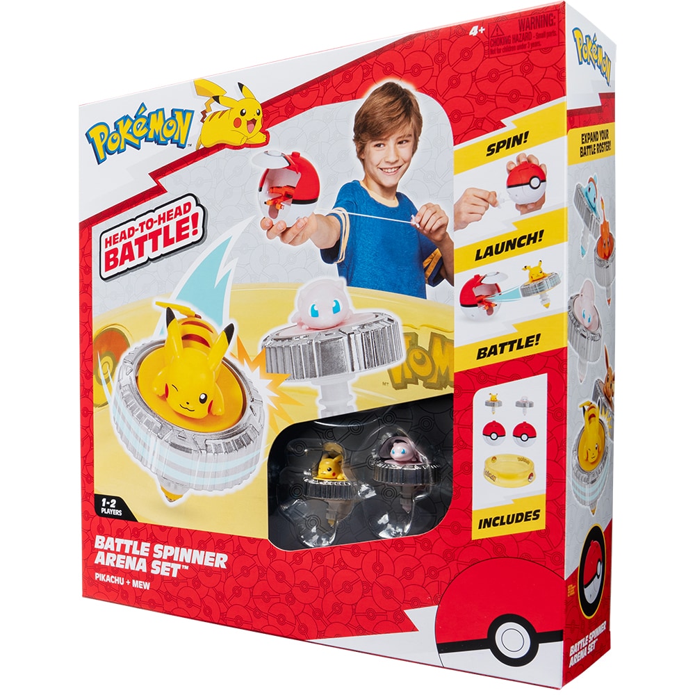 Set figurina POKEMON Battle Spinner Arena PKW4403, 4 ani+, multicolor