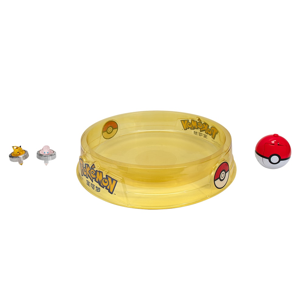 Set figurina POKEMON Battle Spinner Arena PKW4403, 4 ani+, multicolor