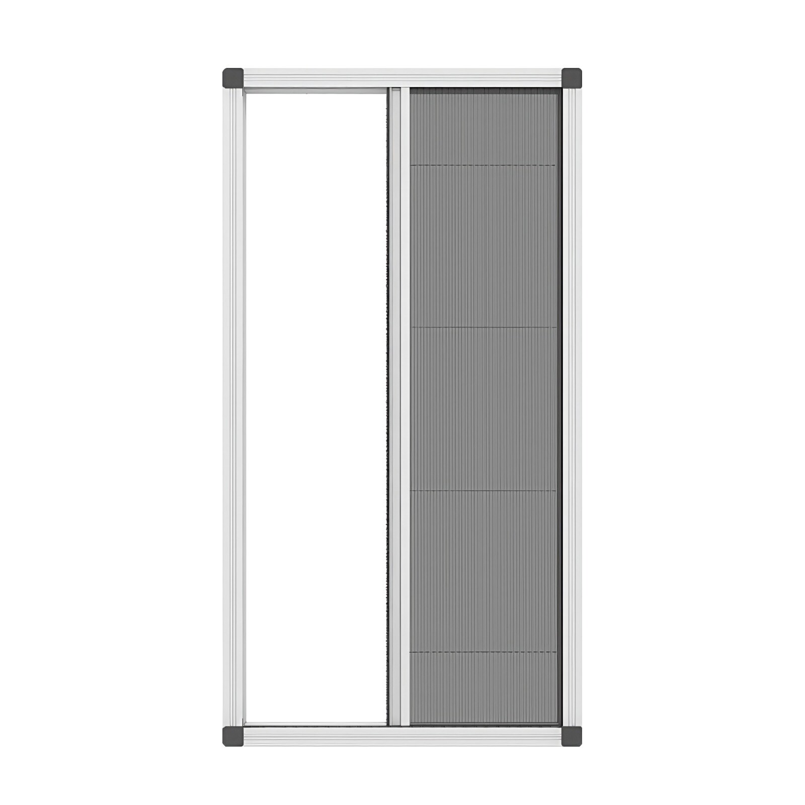 Plasa tantari, PVC, aluminiu, 88 x 205 cm, alb
