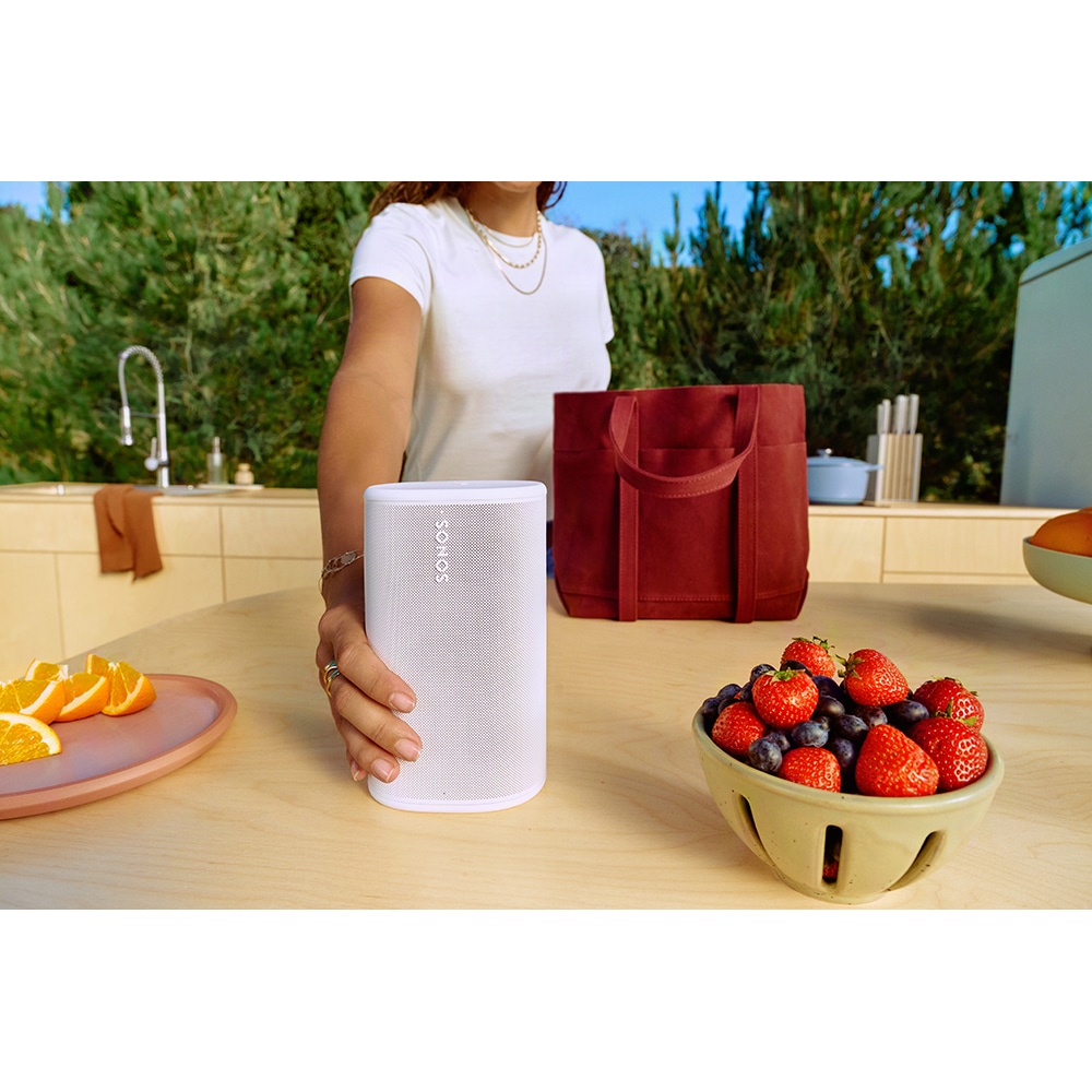 Boxa portabila SONOS Play, Wi-Fi, Bluetooth, IP67, alb