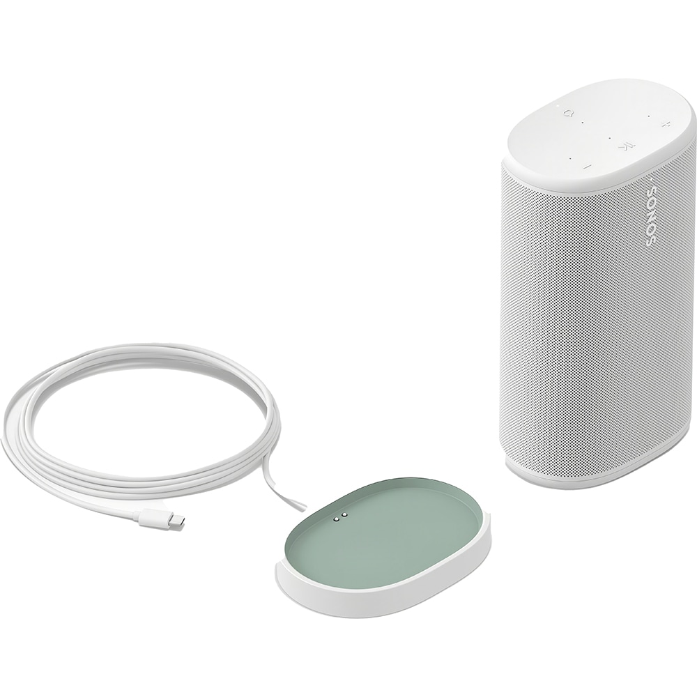 Boxa portabila SONOS Play, Wi-Fi, Bluetooth, IP67, alb