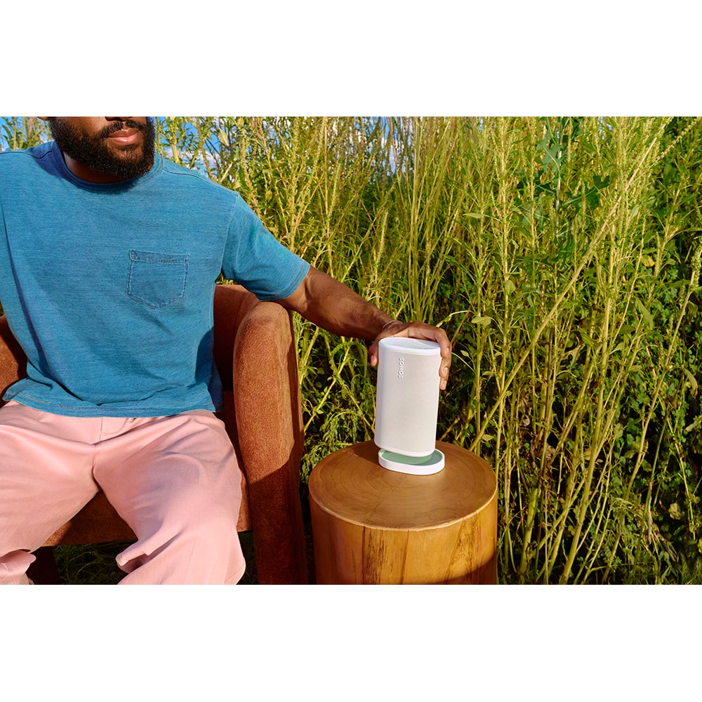 Boxa portabila SONOS Play, Wi-Fi, Bluetooth, IP67, alb