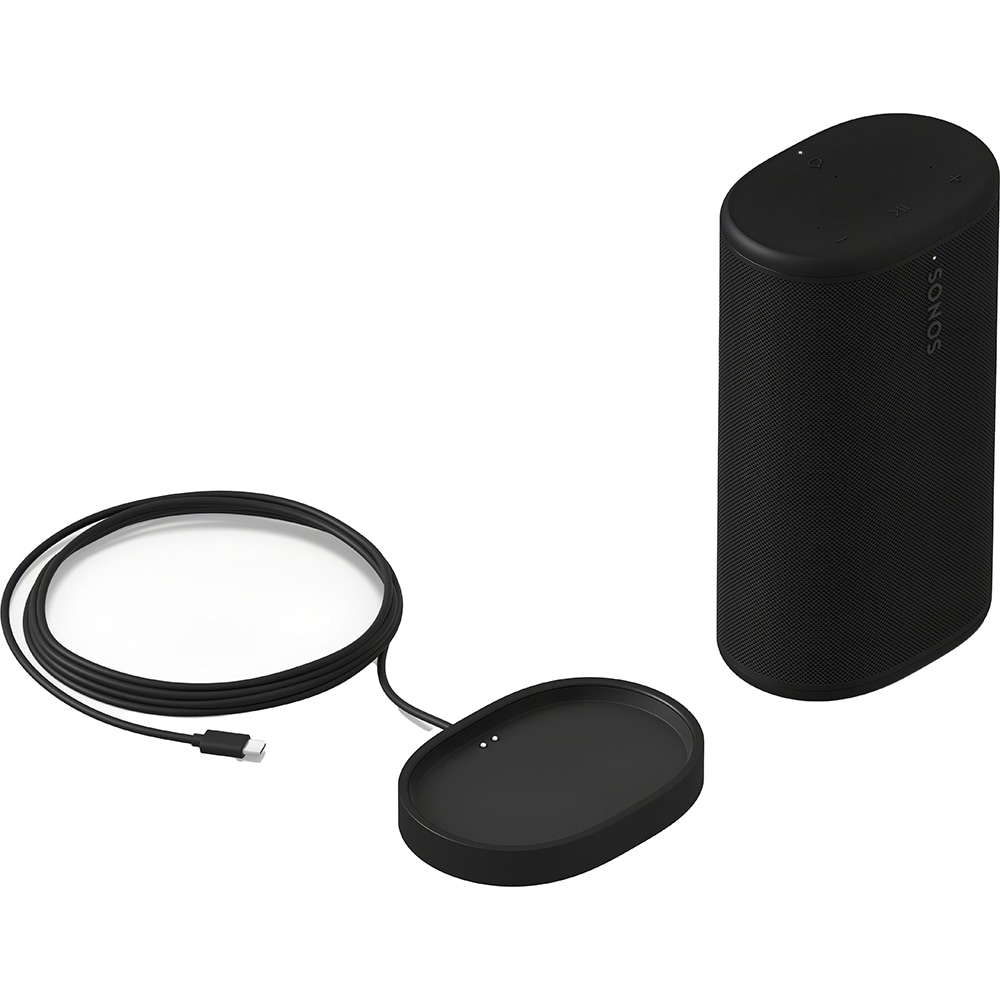 Boxa portabila SONOS Play, Wi-Fi, Bluetooth, IP67, negru