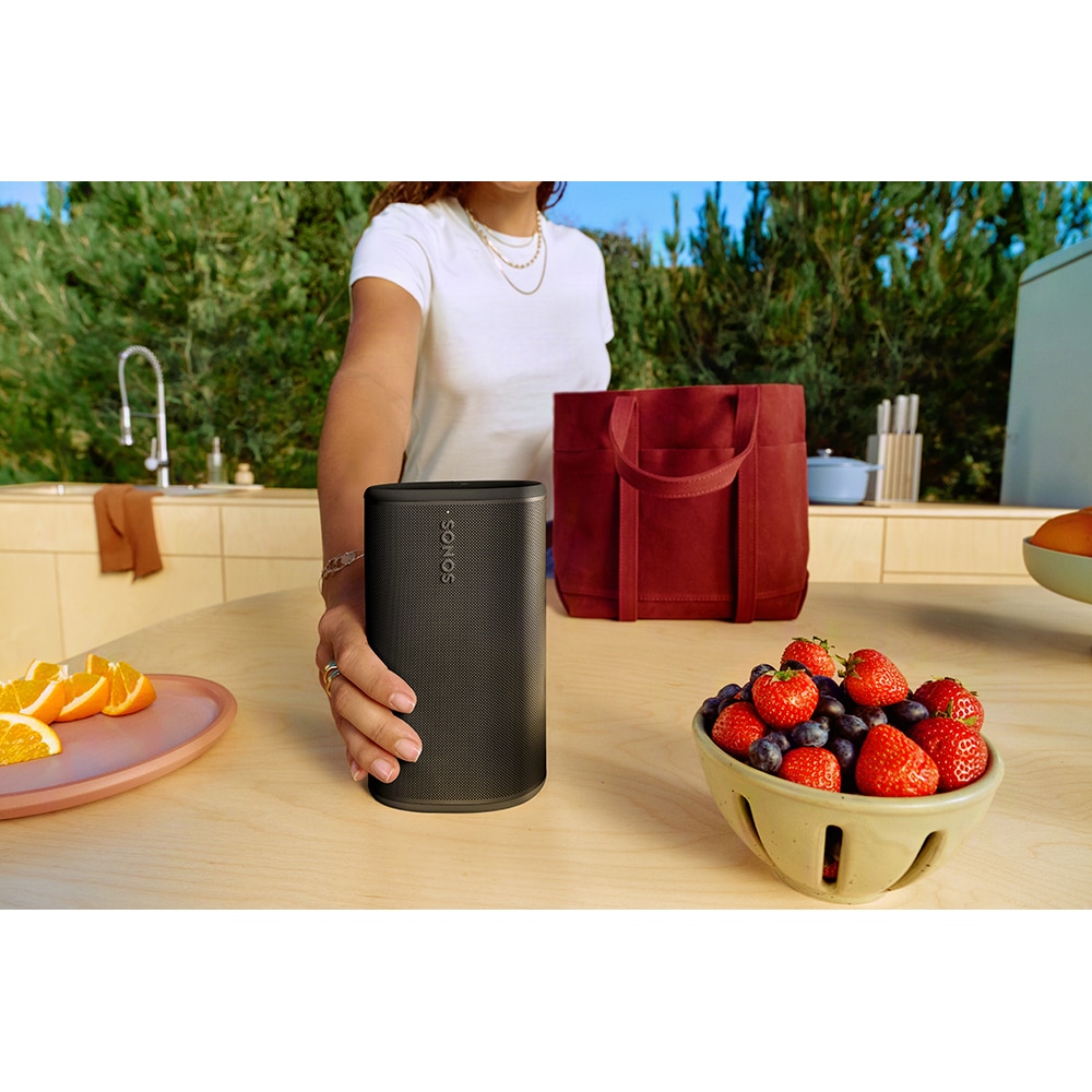 Boxa portabila SONOS Play, Wi-Fi, Bluetooth, IP67, negru