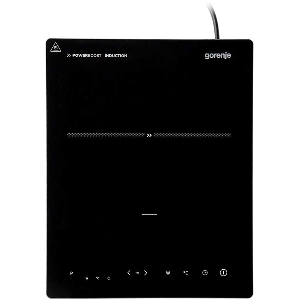 Plita cu inductie GORENJE ICR2000SP, 1 arzator, 2000W, negru