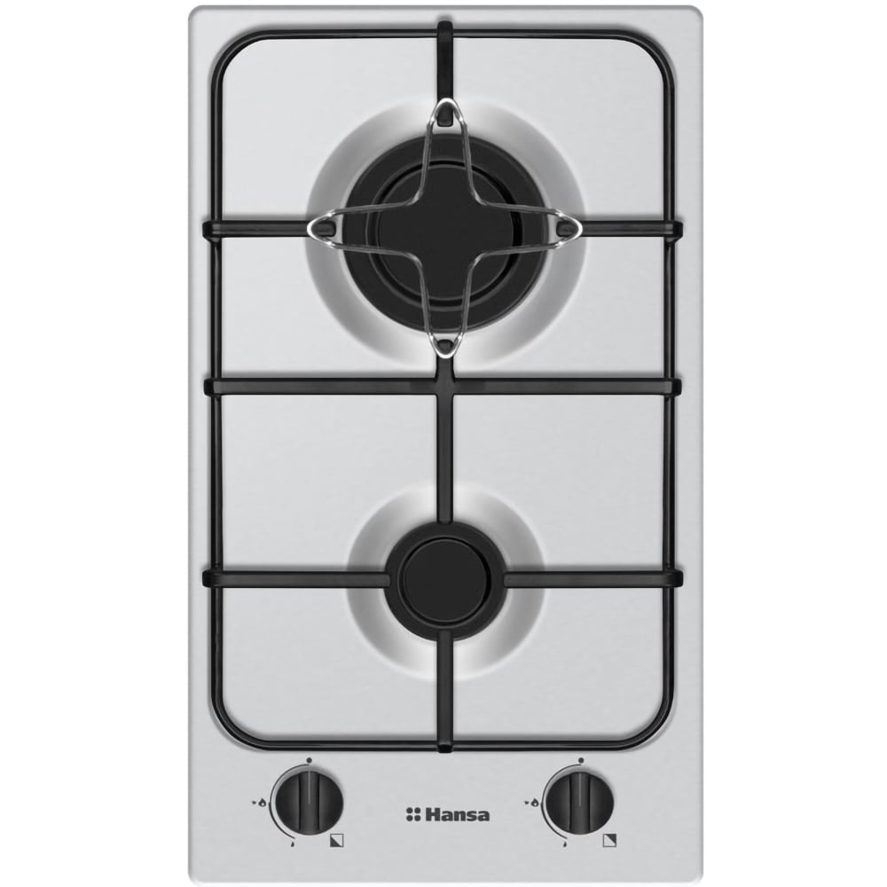 Plita incorporabila HANSA BHGI310102, Gaz, 2 arzatoare, inox