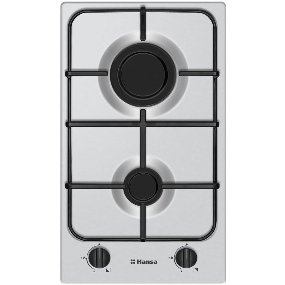 Plita incorporabila HANSA BHGI310102, Gaz, 2 arzatoare, inox