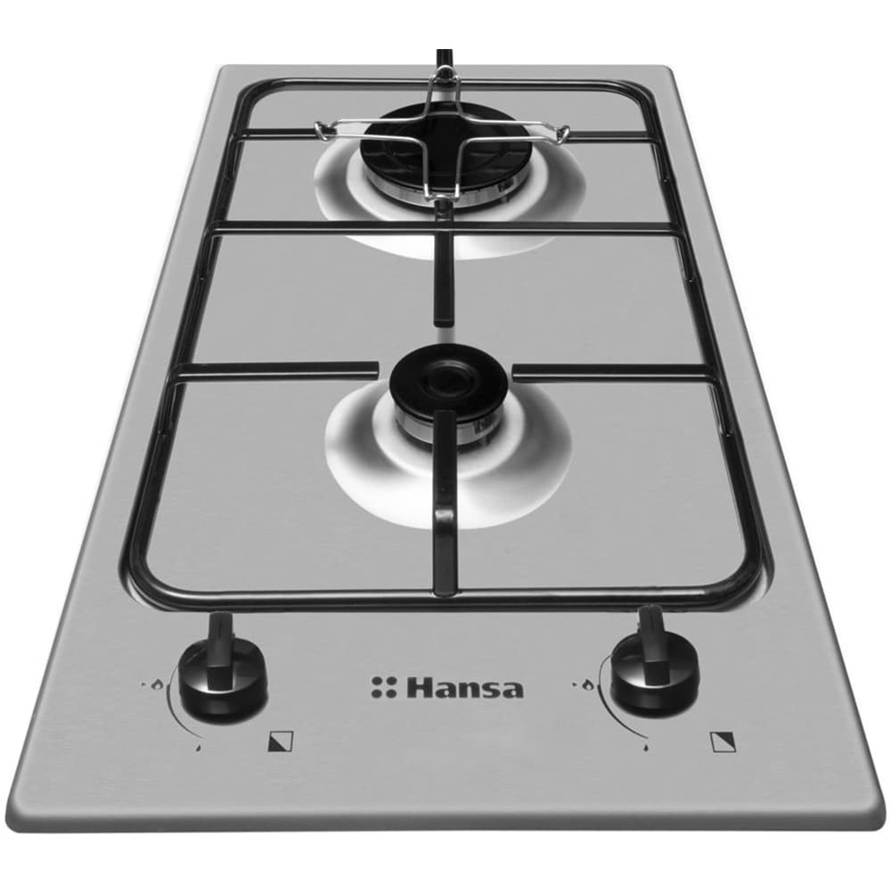 Plita incorporabila HANSA BHGI310102, Gaz, 2 arzatoare, inox