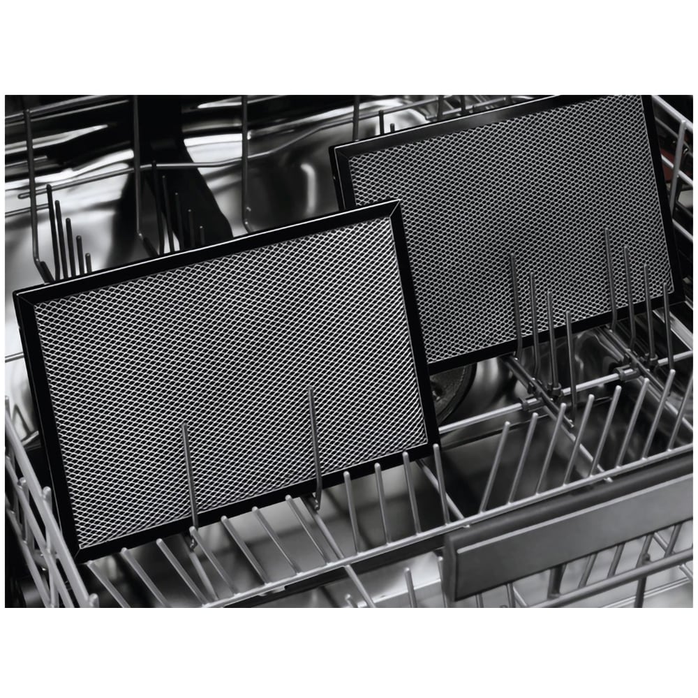 Plita incorporabila cu hota integrata AEG CCE84779FB, Inductie, 4 arzatoare, Touch control, negru