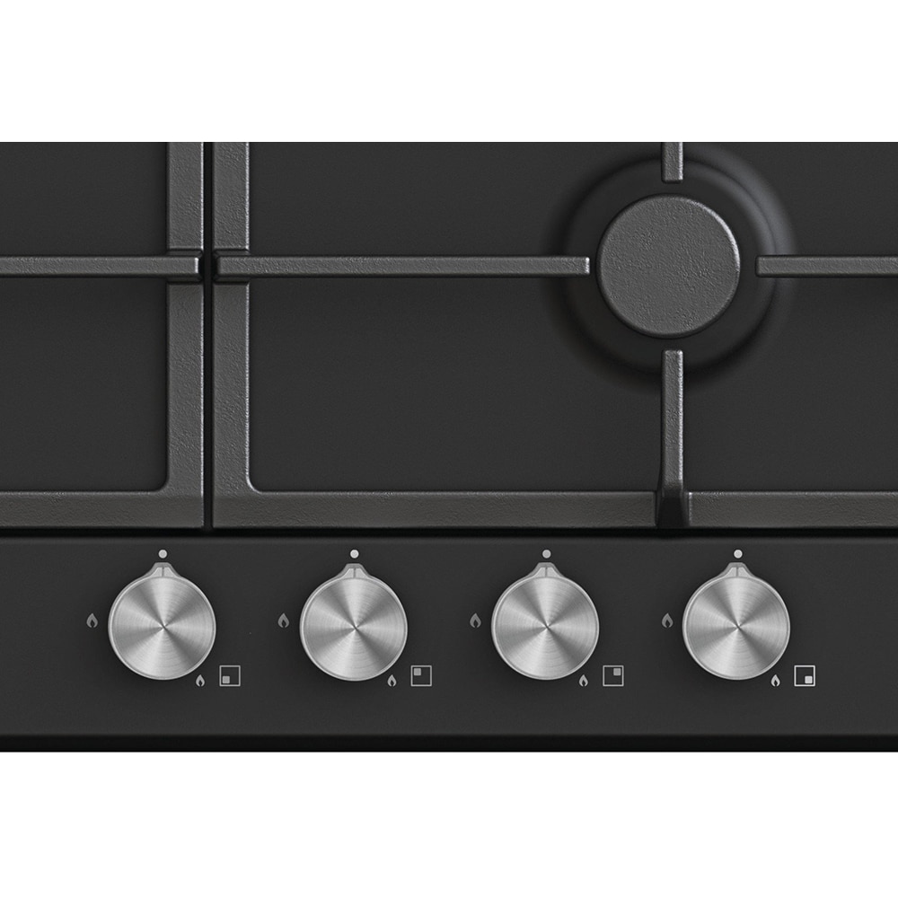 Plita incorporabila CANDY CHG6BF4WPBB, Gaz, 4 arzatoare, Wok, negru