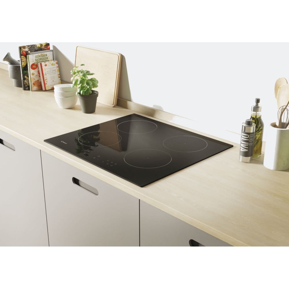 Plita incorporabila CANDY CI642CTT1, Inductie, 4 arzatoare, Touch control, negru