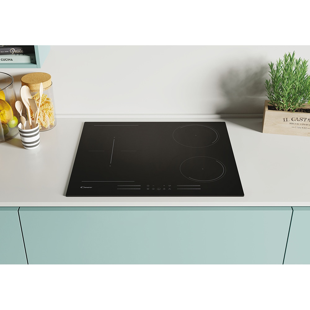 Plita incorporabila CANDY CTP644MCBB/1, Inductie, 4 arzatoare, Touch control, negru