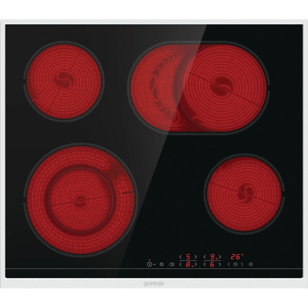 Plita incorporabila GORENJE ECT643BX, Vitroceramica, 4 arzatoare, Touch Control, negru
