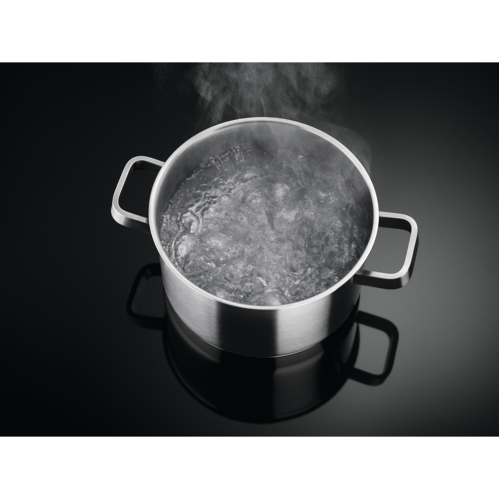 Plita incorporabila ELECTROLUX EGD6576NOK, Gaz + Inductie, 4 arzatoare, Touch Control, negru