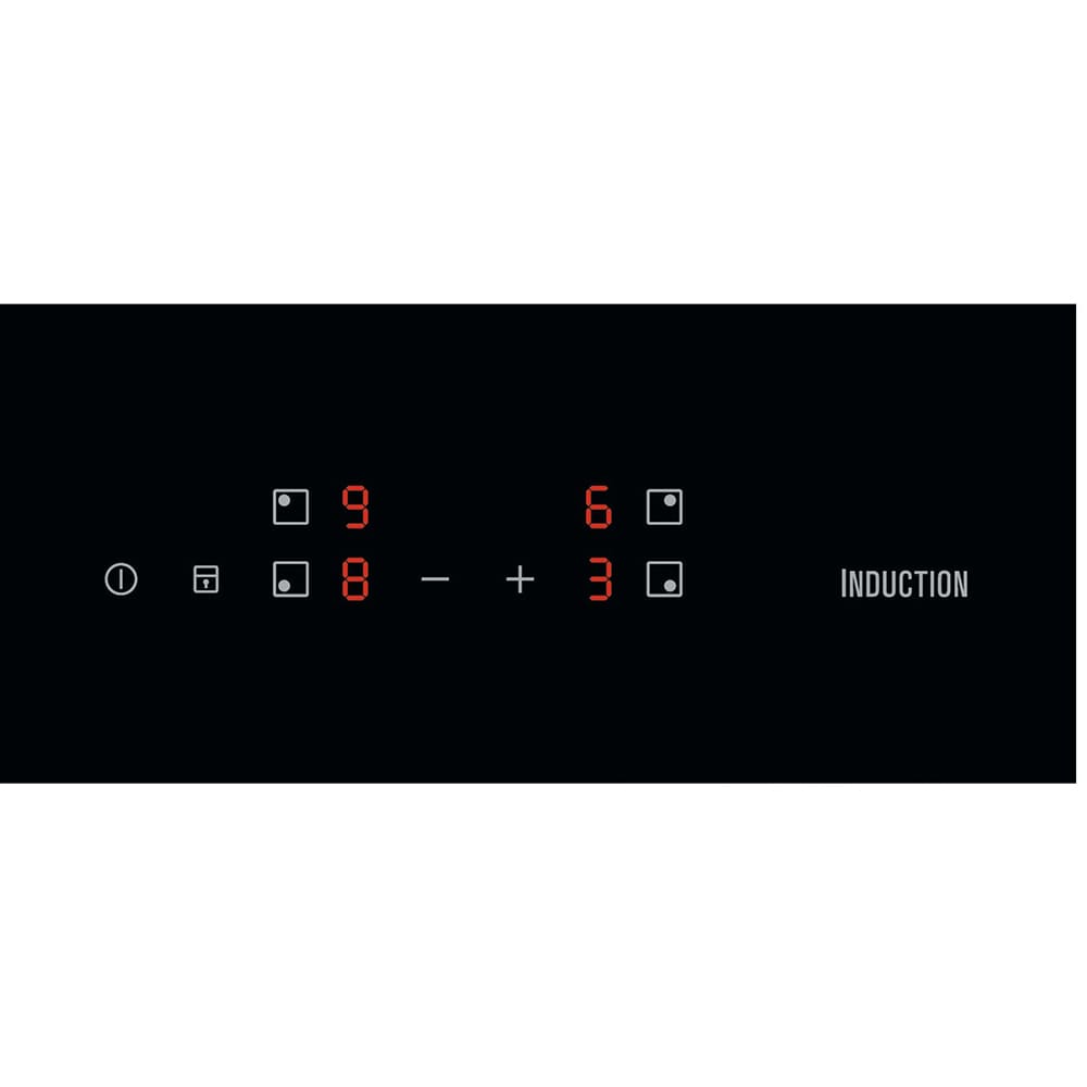 Plita incorporabila ELECTROLUX EHH6240ISK, Inductie, 4 arzatoare, Touch Control, negru