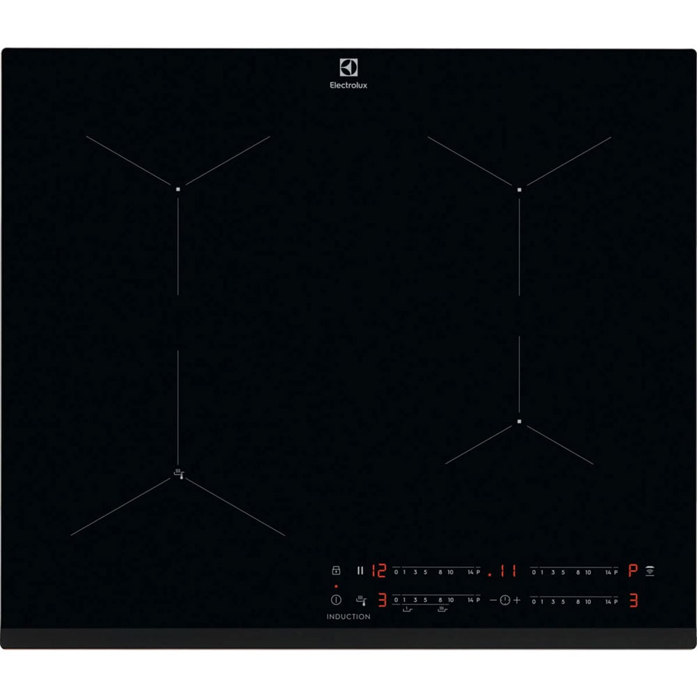 Plita incorporabila ELECTROLUX EIS6134, Inductie, 4 arzatoare, Touch control, negru