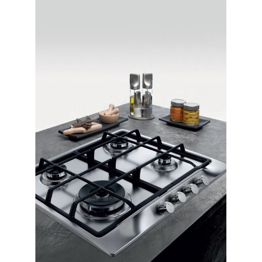 Plita incorporabila FRANKE Trend Line FHTL 604 3G TC XS C, Gaz, 4 arzatoare, Wok, inox