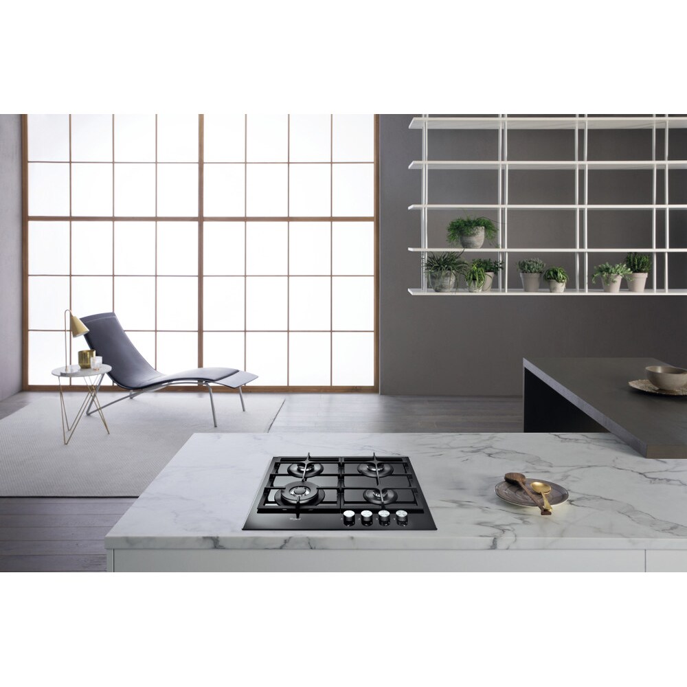 Plita incorporabila WHIRLPOOL GOA 6425/NB, gaz, 4 zone de gatit, negru