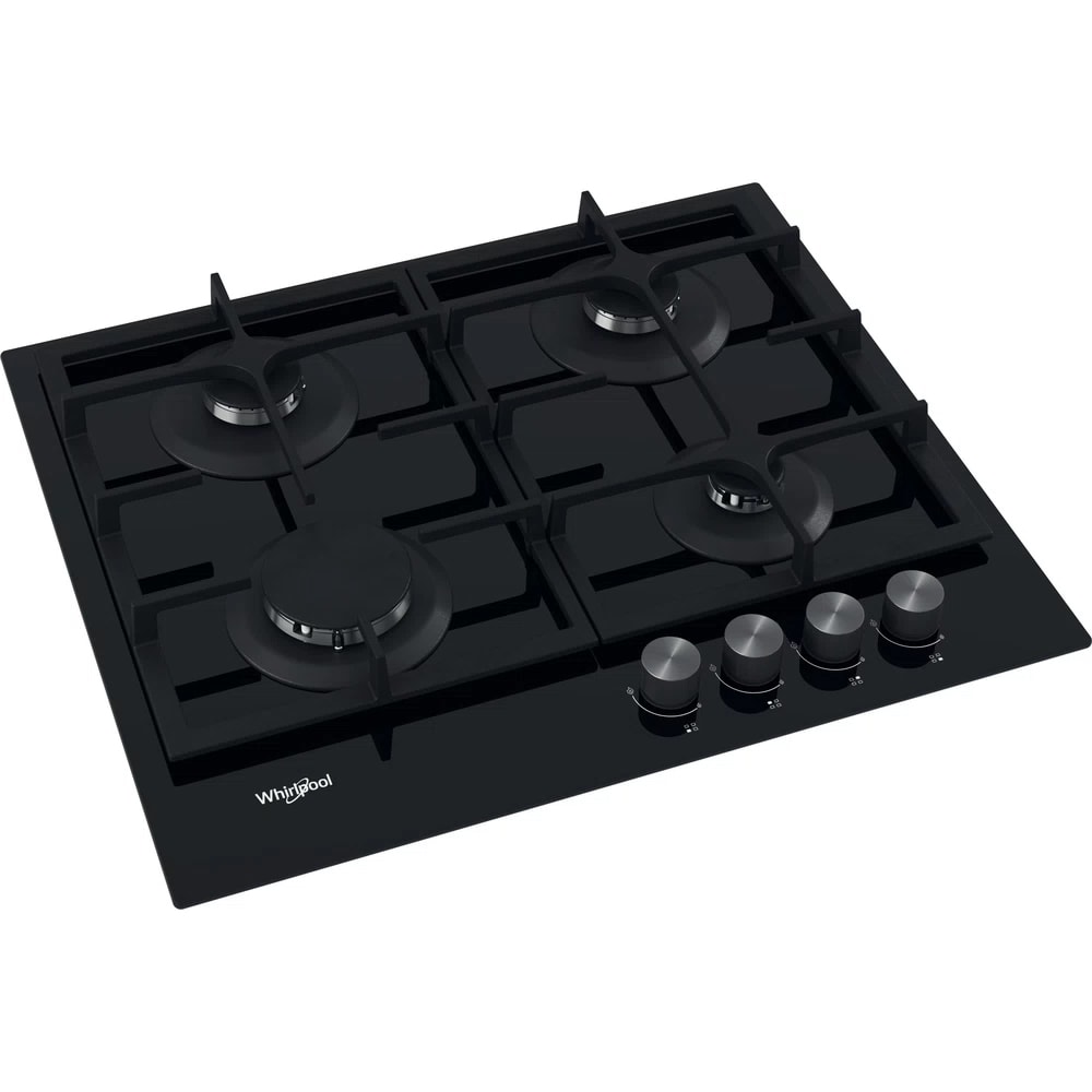Plita incorporabila WHIRLPOOL GOS 6415/NB1, Gaz, 4 arzatoare, negru