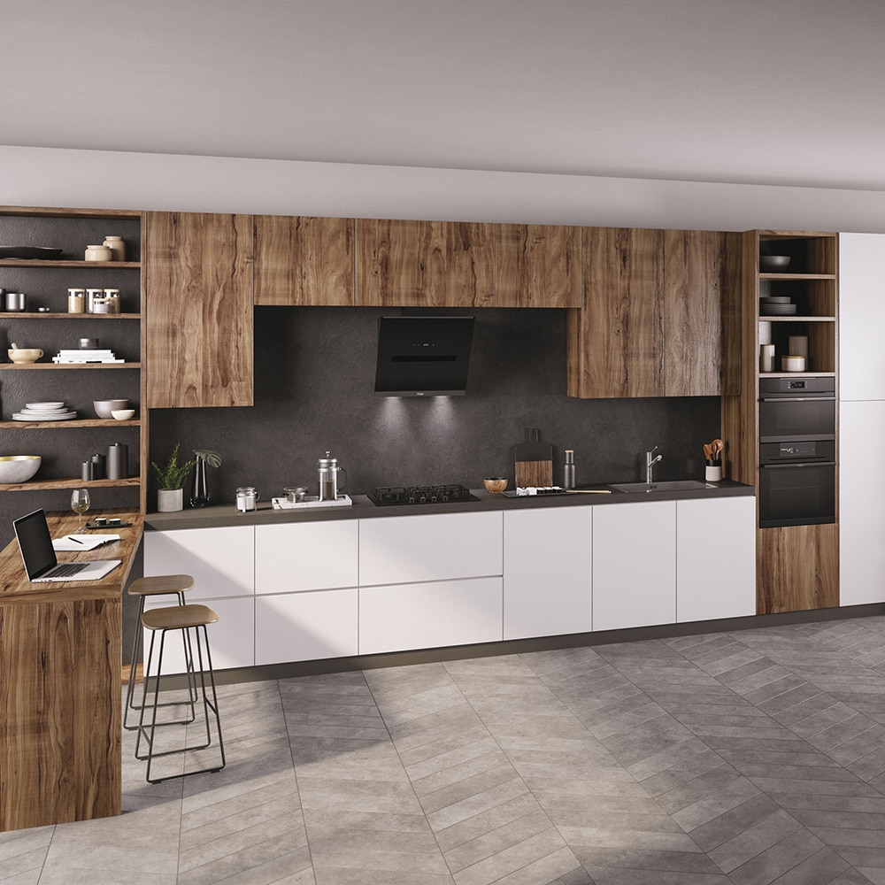 Plita incorporabila HAIER HAVG7WL4HB, Gaz, 5 arzatoare, Wok, negru