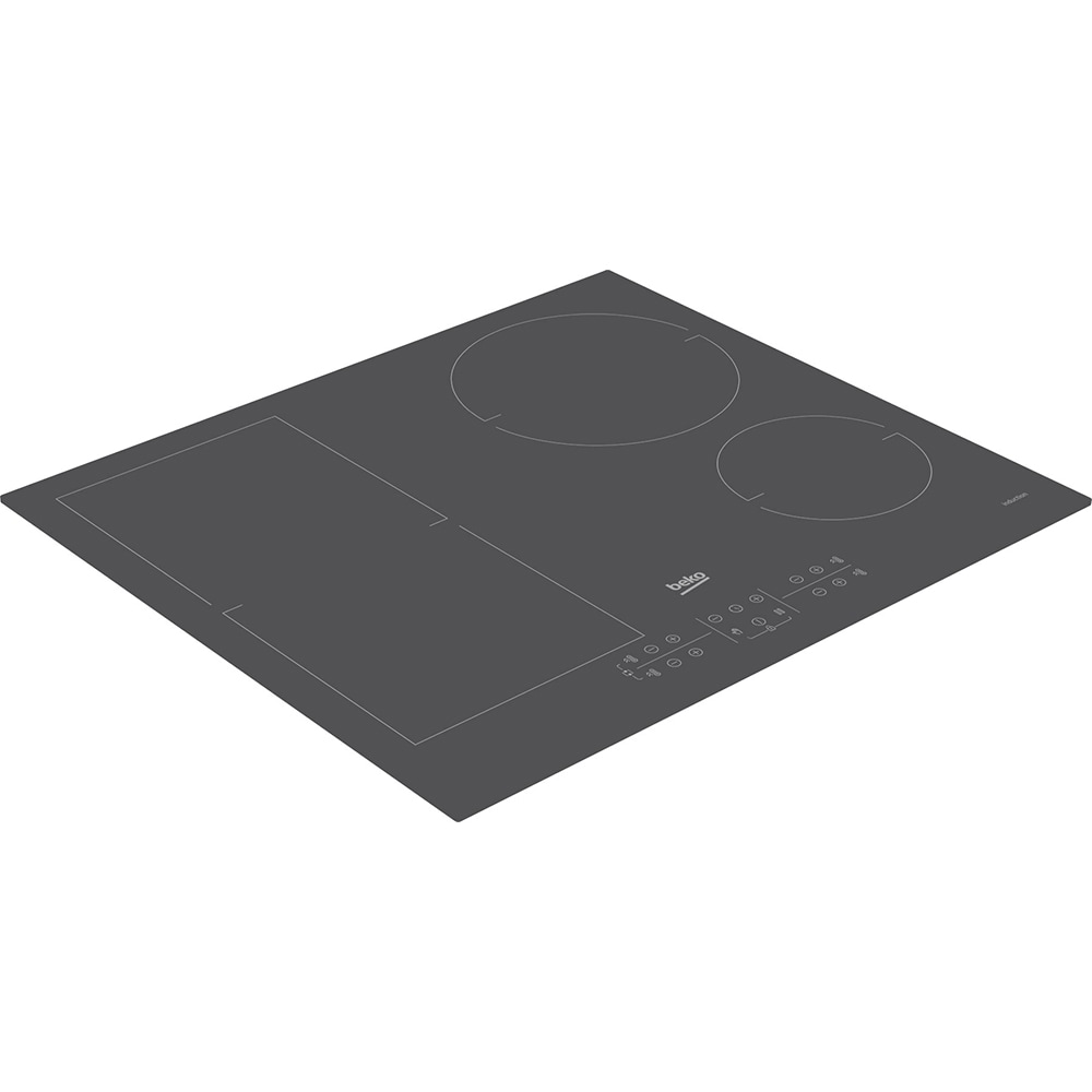 Plita incorporabila BEKO HII64200FMTZG, inductie, 4 arzatoare, Touch control, gri
