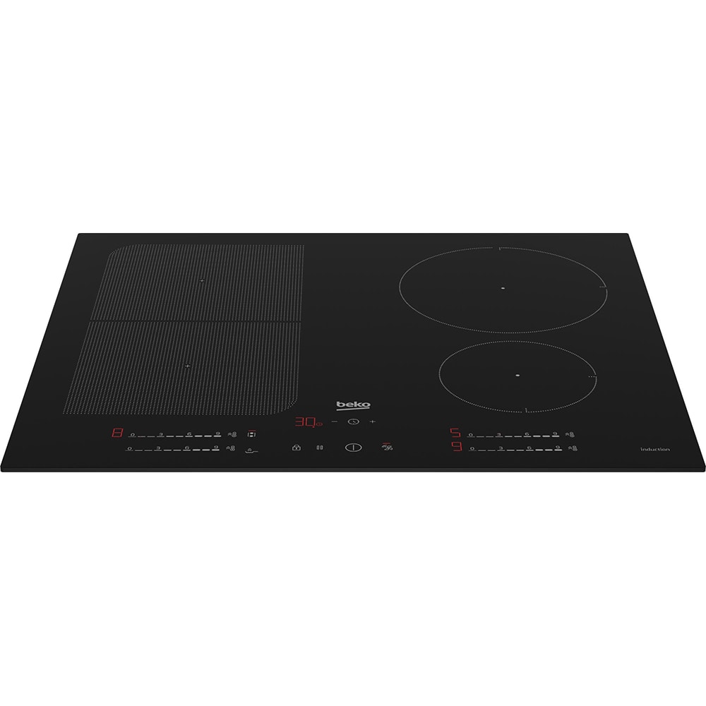 Plita incorporabila BEKO HII64791UFT, Inductie, 4 arzatoare, Touch Control, negru